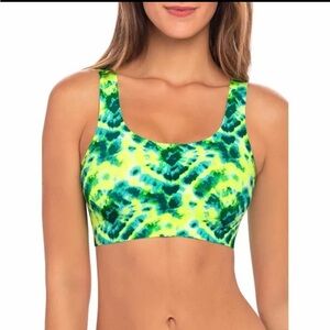 Women's  Bralette Bra, No Boundaries Bonded Scoop Bra, medium, removable pads